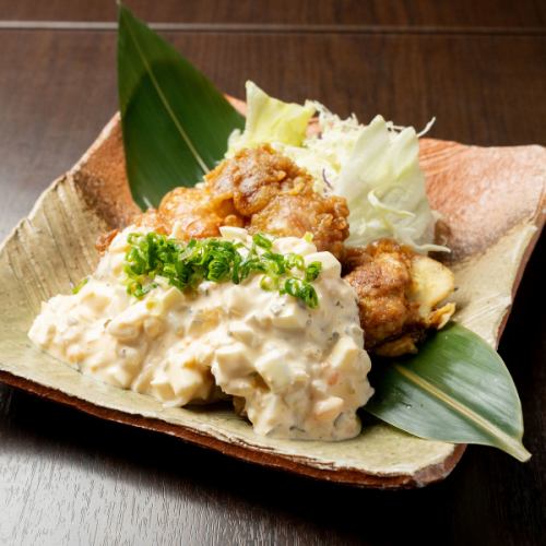 熱々ジューシーな自家製タルタルチキン南蛮もおすすめ◎