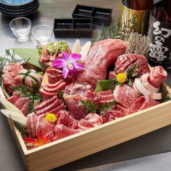 ランチ限定食べ飲み放題♪【SILVER】ユッケ×塩タンやハラミの人気商品が食べれる大人気コース♪