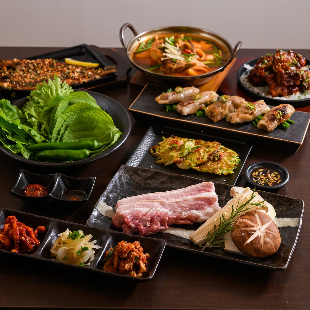 Enjoy authentic Korean cuisine made with ingredients from Okinawa, prepared by a Korean chef!