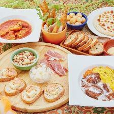 乾杯ドリンク付【女性グループ限定コース】 ゆったり3時間+お料理8品 2278円(税抜)