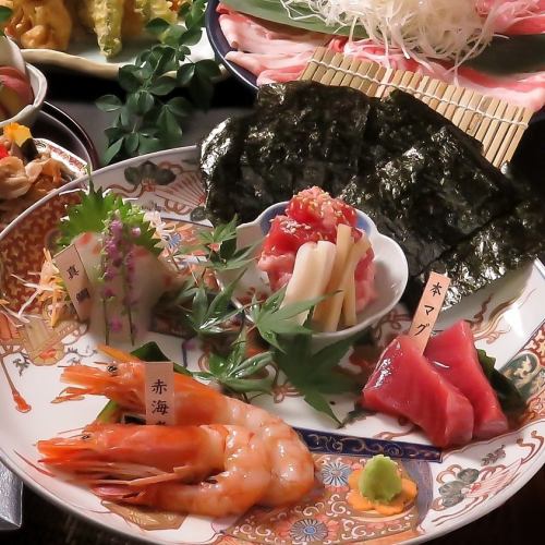 Assorted sashimi platter