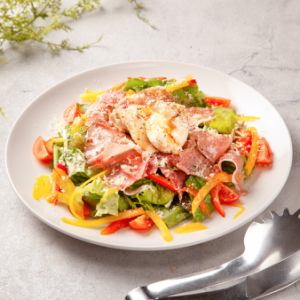 Raw ham cream cheese salad