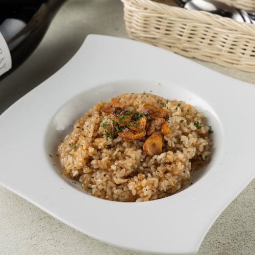 Butcher's garlic rice