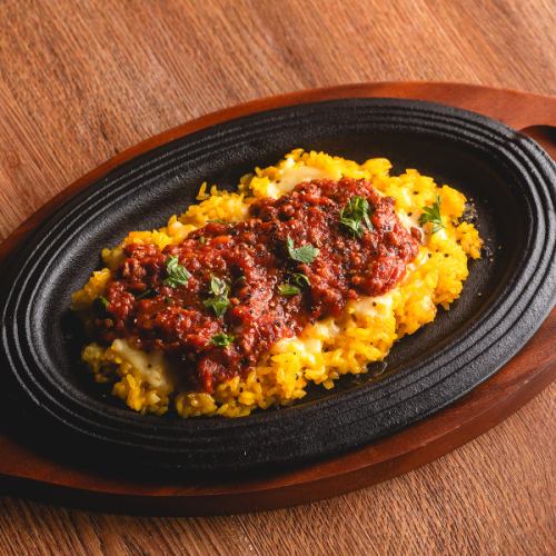 Teppanyaki Cheese Bolognese Risotto