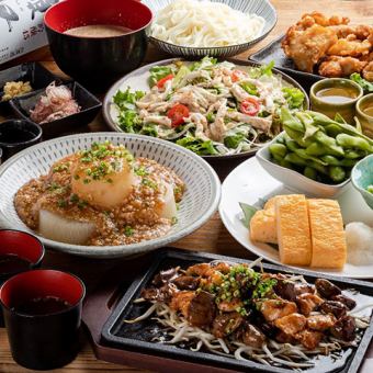 Welcome and farewell party [Shinshu course] Shinshu specialty Sanzokuyaki, Shinshu soba, etc. 9 dishes in total, 2.5 hours all-you-can-drink included, 4,500 yen