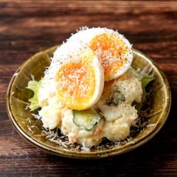 Yellowtail potato salad