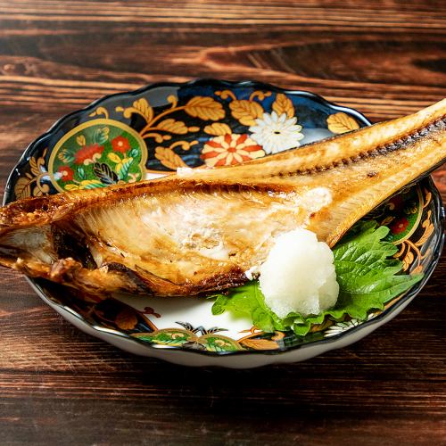Grilled salted Atka mackerel