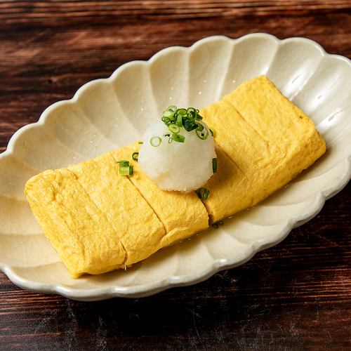 Homemade rolled omelet
