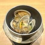 貝のいろいろ蒸し