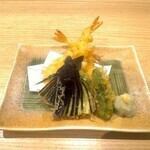 海老と野菜のてんぷら