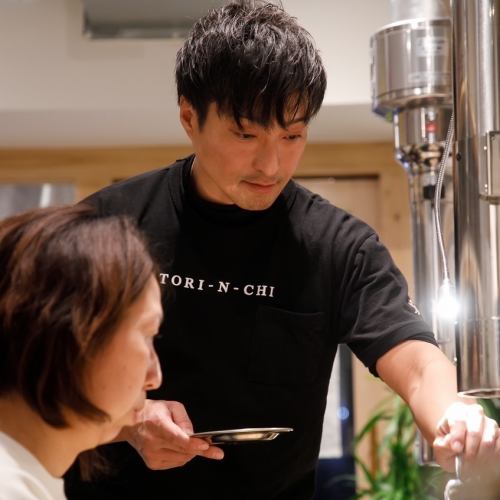 ◆鶏肉の焼き加減はスタッフにお任せ◆