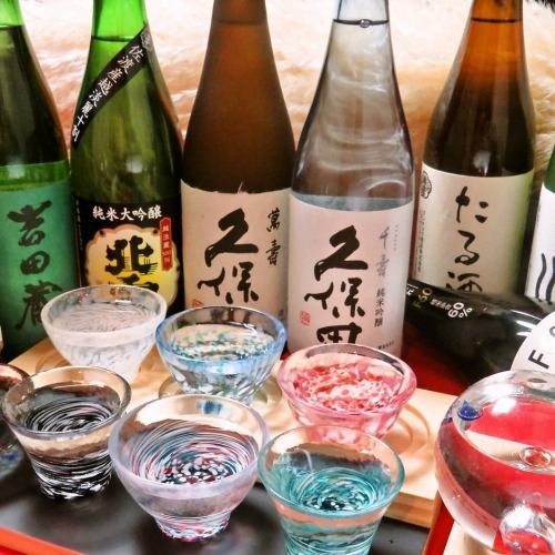 We have a variety of sake ♪