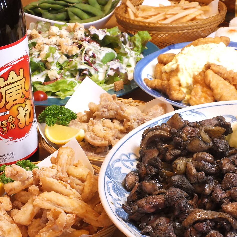 飲み放題120分付き！定番8品で4400円（込）コースが自慢♪