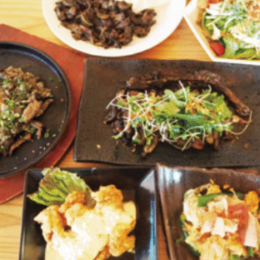 「嵐坊王道コース」飲み放題120分付き 8品4400円(税込)