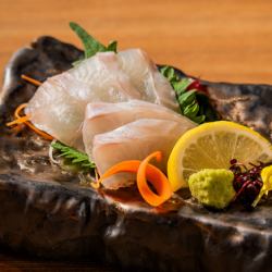 Flatfish sashimi