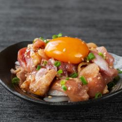 鶏刺しユッケ