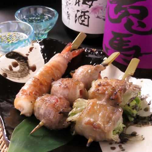 銘鶏「錦爽どり」の焼き鳥