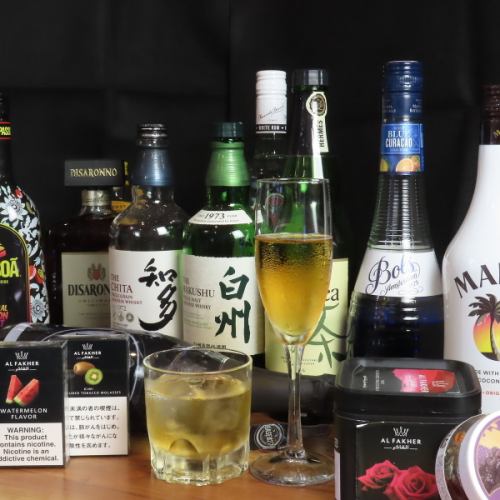 【シーシャと共に味わう豊富なお酒】お洒落なカクテルや日本酒など豊富なドリンク◆500円(税込)～