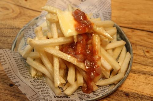 大人のポテトフライ~酒盗バターソース~