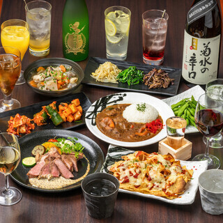 혼 하치만에서 호화 고기 점심 & 점심! 점심 한정 음료 무제한으로 건배 ♪