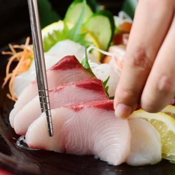 Yellowtail sashimi