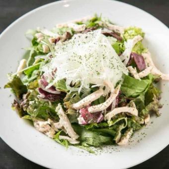 Steamed Chicken and Tofu Salad with Roasted Sesame