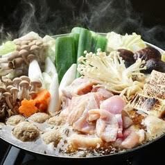 有火鍋 5,000日圓 【特製雞肉鹽火鍋套餐】 【共9道菜】2小時無限暢飲！