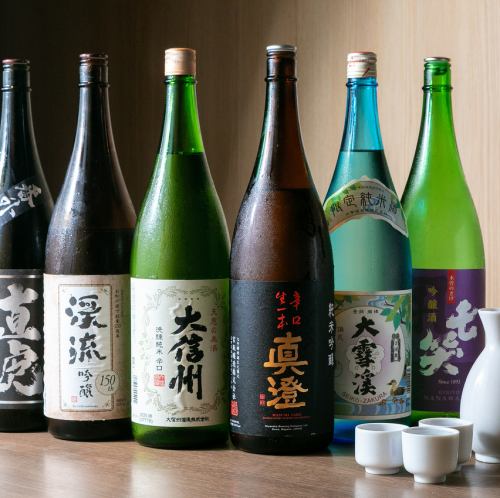 信州の地酒と料理を満喫♪