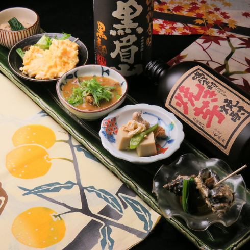 You can eat Tokushima's specialty dishes as well as fresh seasonal fish dishes!