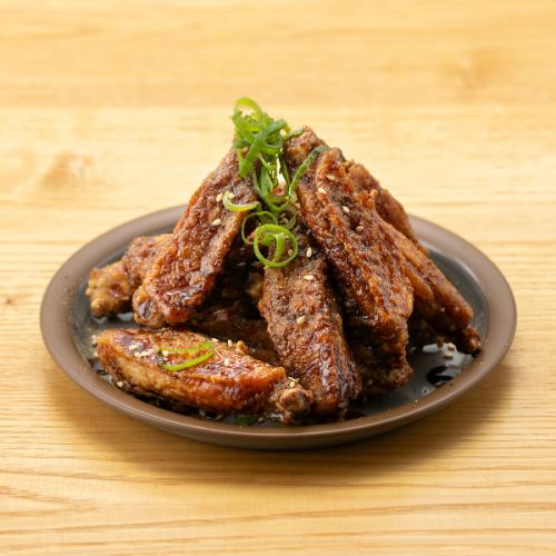 手羽中の唐揚げ 甘辛醤油 6本