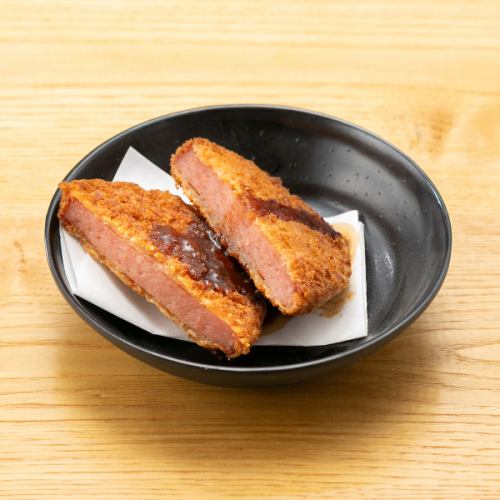 厚切りハムカツ