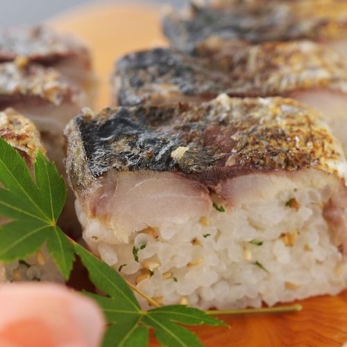 Tosa [Kochi Prefecture] Mackerel roasted bar sushi / Tosa roll