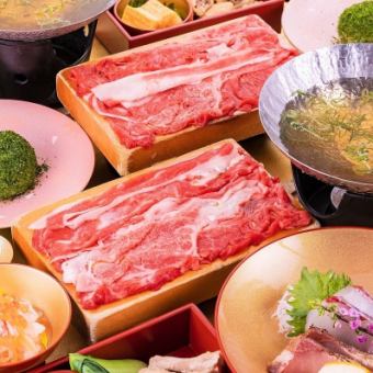 【長宗我部豪華山海コース】[贅沢三昧][地産地消]2時間呑み放題コース10000円！土佐和牛すき焼♪