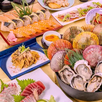 9月からはコチラ[人気No.1]◆土佐の美味しい海の幸◆《海鮮黒潮コース》呑み放題6000円！！