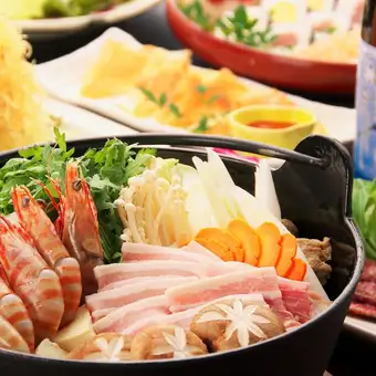 11月起：【以肉为主】【包含火锅选择】【鬼若子清酒之乡套餐】2小时畅饮，仅需6000日元！