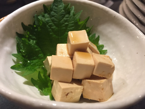 クリームチーズしょうゆ漬