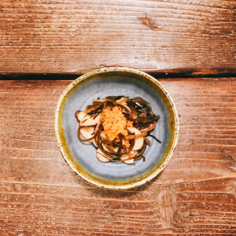 自然薯の松前漬け