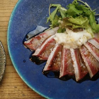 旬魚のカルパッチョ