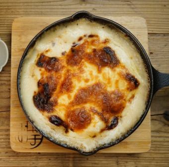 菜花、芽キャベツ、長芋のグラタン