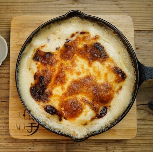 菜花、芽キャベツ、長芋のグラタン