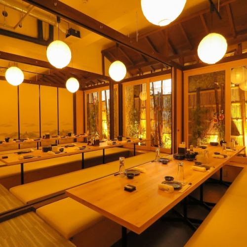[Private room for 20 to 30 people] Perfect for banquets ♪ For various banquets such as company banquets, circles, girls-only gatherings, joint parties ◎ We also have many all-you-can-drink courses that are ideal for various banquets.Please enjoy drinking parties and banquets slowly without worrying about the surroundings in private room seats according to the number of people.We offer a great all-you-can-drink course and free coupon for the secretary.
