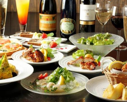 1番人気!【パーティーコース5900円】3時間飲み放題付き《全8品》