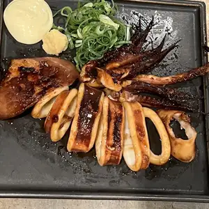 スルメイカの屋台焼き