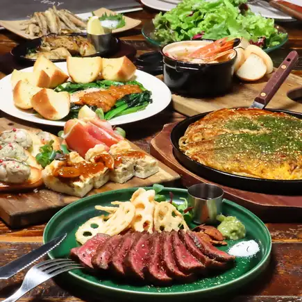 生ビールも！2時間飲み放題付き◆広島 満喫コース　6,600円(税込)