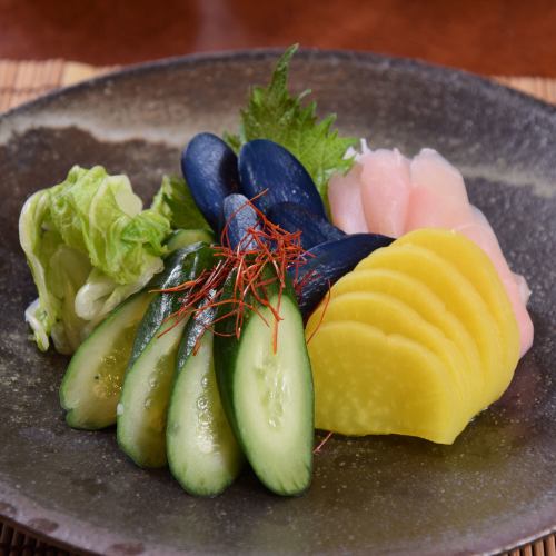 お新香盛り合わせ