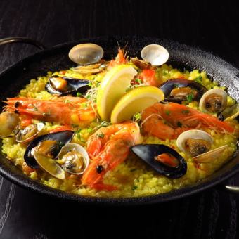 Seafood paella (S/M)