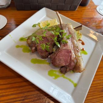 Herb-grilled lamb