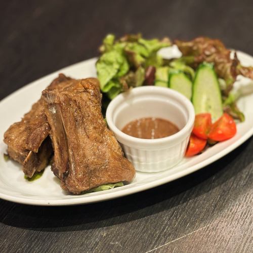 Beer-braised spare ribs