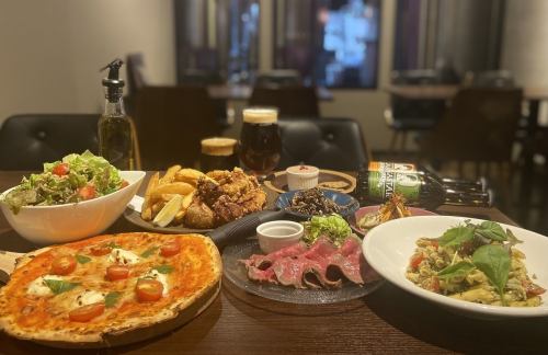 ビールにぴったり！雰囲気の良いお食事もご用意！