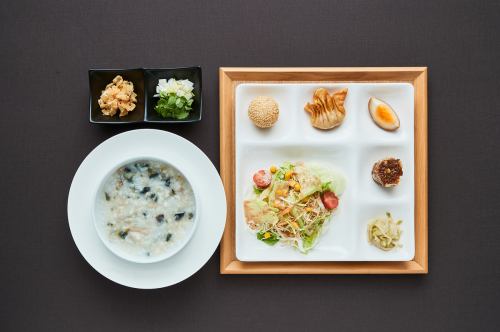 점심 A 세트 피탄 죽